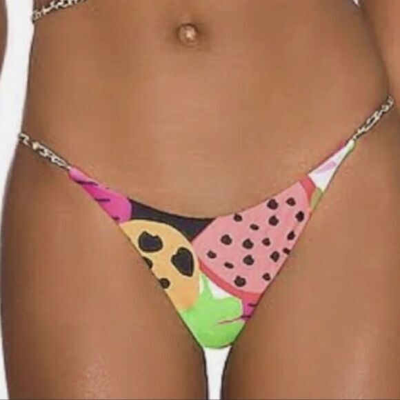 NEW It’s now cool String Bikini Bottom cheeky thong, S - Picture 3 of 16